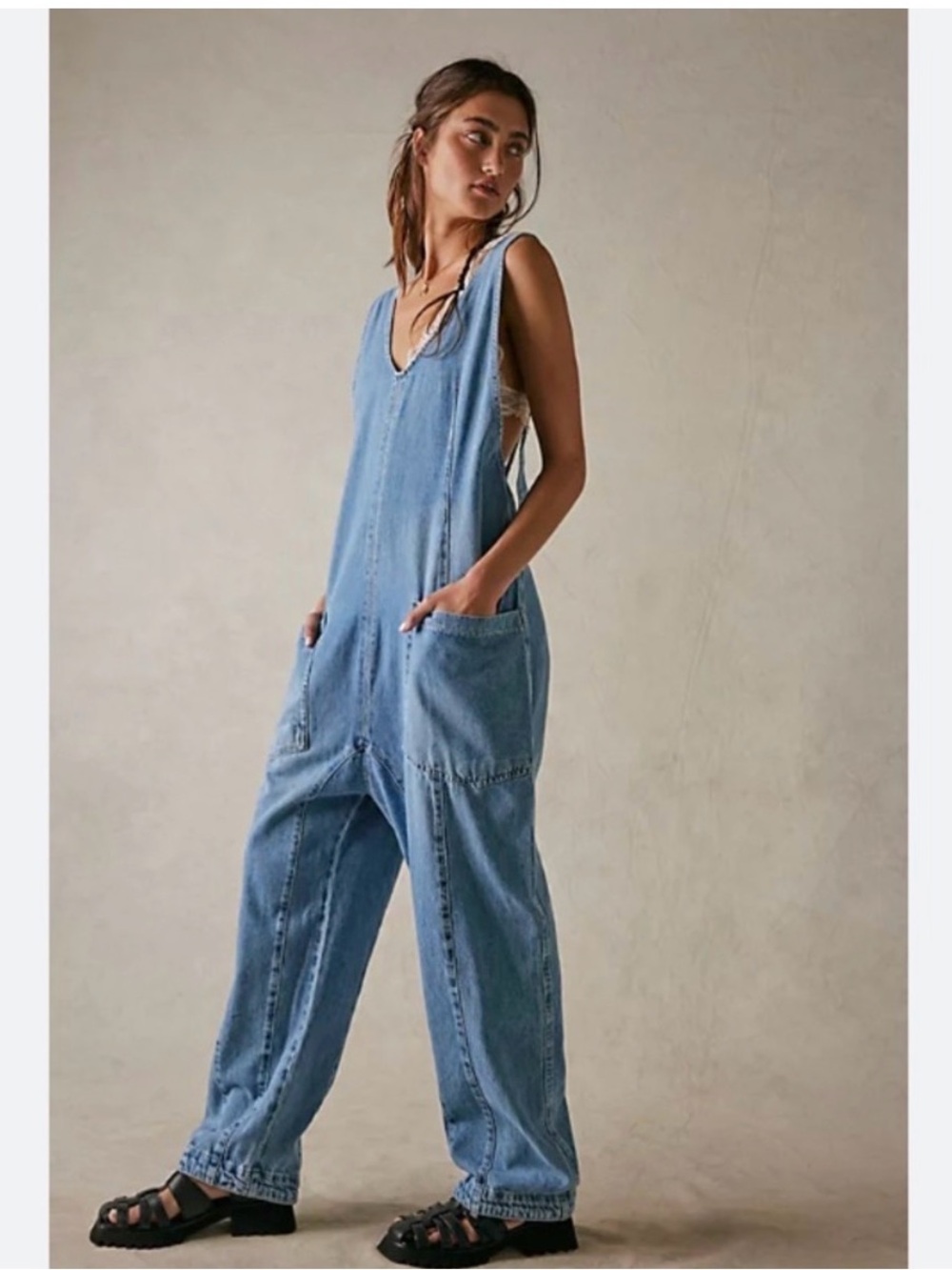 We the Free High Roller Jumpsuit M